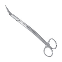 Ножницы 17 см, острый / острый, загнутые Surgicon, J-22-187