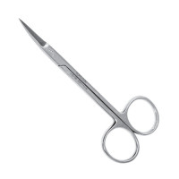 Ножницы хирургические Iris 11,5 см, острый / острый, загнутые Surgicon, J-22-581