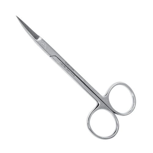 Ножницы хирургические Iris 11,5 см, острый / острый, загнутые Surgicon, J-22-581