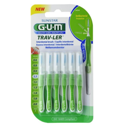Щетка межзубная GUM 1.1 мм, 1414G