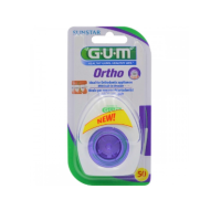 Зубная нить GUM ORTHO, ортодонтическая, 50м