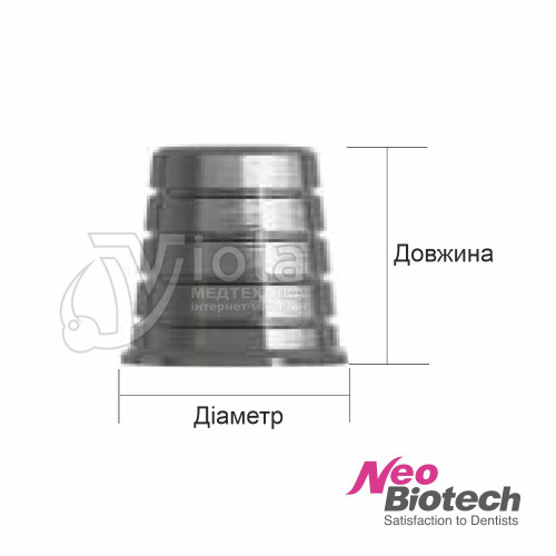 Цилиндр CAD CAM мультиюнит абатмента, Neobiotech,