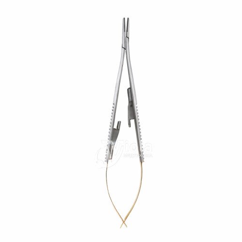 Иглодержатель Castroviejo Т/С 14 см, прямой, Dental Studio