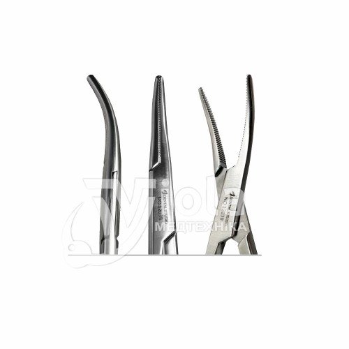 Зажим кровоостанавливающий 12 см, изогнутый, Dental Studio