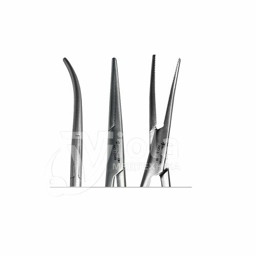 Зажим кровоостанавливающий 14 см, изогнутый, Dental Studio
