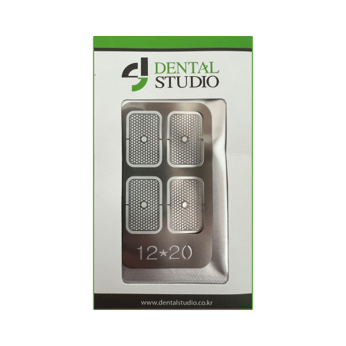 Мембрана титановая 12 х 20 мм (в комплекте 4 шт.), Dental Studio