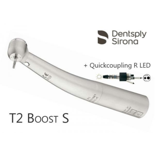 Наконечник турбинный SIRONA T2 Boost S + переходник Quickcoupling R - LED