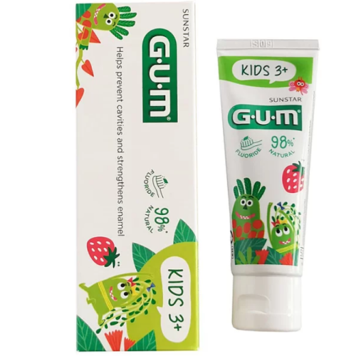 Детская зубная паста-гель GUM Kids 3+, 50мл