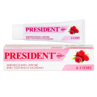 Детская зубная паста President Baby Raspberry 0-3 года, 30мл