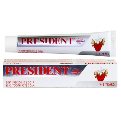 Детская зубная паста President Kids Cola от 3 до 6 лет, 50мл