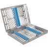 Лоток кассетный для 10 инструментов (200х145х35) SteriTrays, SCT-1610