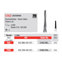 Фреза хирургическая С162.205.016 Edenta LINDEMANN