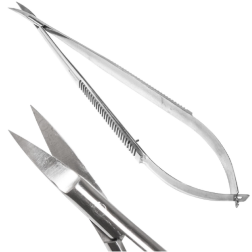 Микроножницы S31, 18 см, изогнутые