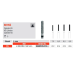 Алмазный бор EDENTA, цилиндр с округленным кончиком 881KS