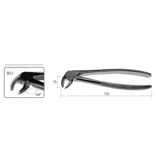 Щипцы для удаления нижних моляров, SD-0293-04