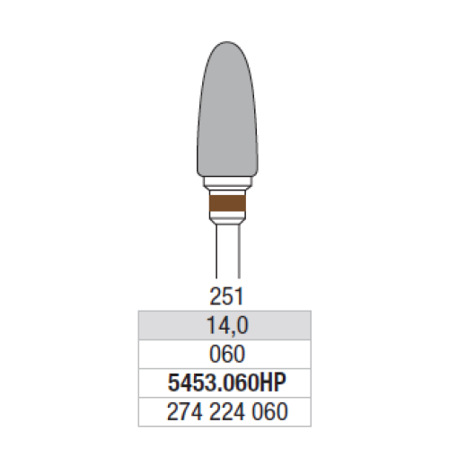 Фреза твердосплавная 5453.060 Edenta