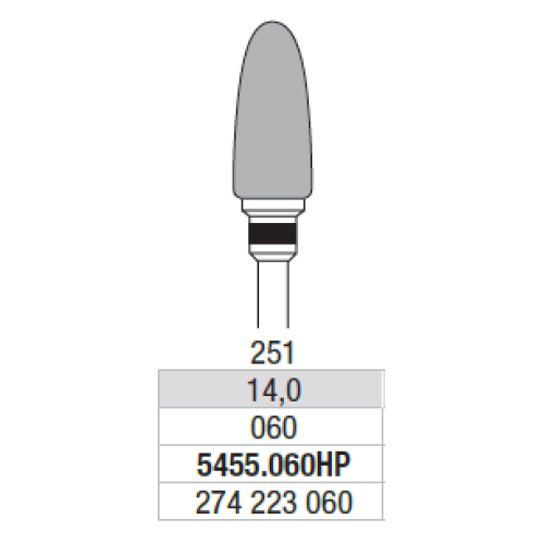 Фреза твердосплавная 5455.060 Edenta