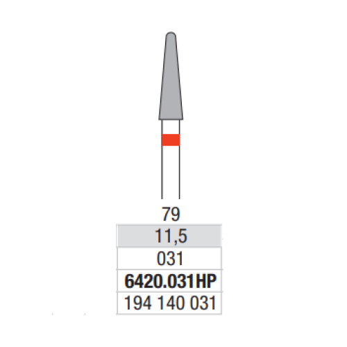 Фреза твердосплавная 6420.031