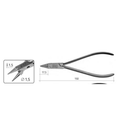 Щипцы плоские Dumont, 12 см Surgicon, SD-2209-11