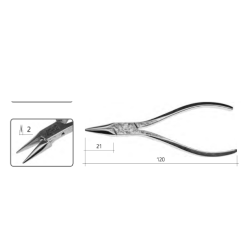 Щипцы плоские, 14,5 см Surgicon, SD-2212-14