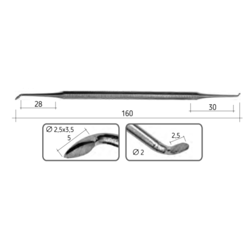 Инструмент для моделирования воска Tulf, 16 см Surgicon, SD-2040-05