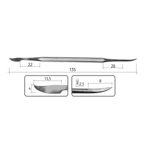Инструмент для моделирования воска Hylin, 13,5 см Surgicon, SD-2046-00