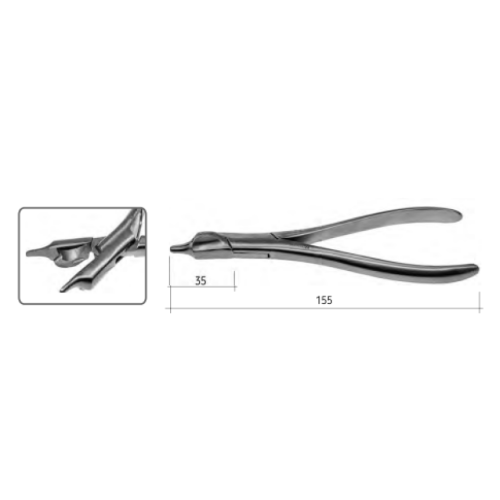 Щипці крампонні універсальні 15,5 см Surgicon, SD-2232-15