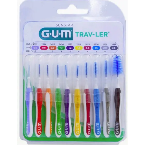 Набор межзубных щеток GUM TravLer, 10шт