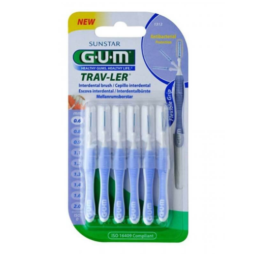 Щетка межзубная GUM 0,6 мм, 1312G