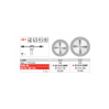 Диск алмазный двусторонний на дискодержателе  321.514, EDENTA