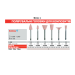 Полировочная головка для углового наконечника DiaGloss, Exa Special, Exa Composite, Alphaflex, Prophylaxis Pasteless, Exa Cerapol, Amalgam Reducer, Exa Intrapol, Exa Dental, Edenta