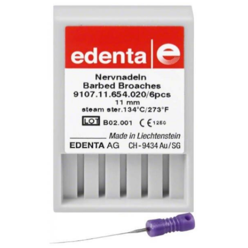Пульпоэкстракторы Edenta, 6шт