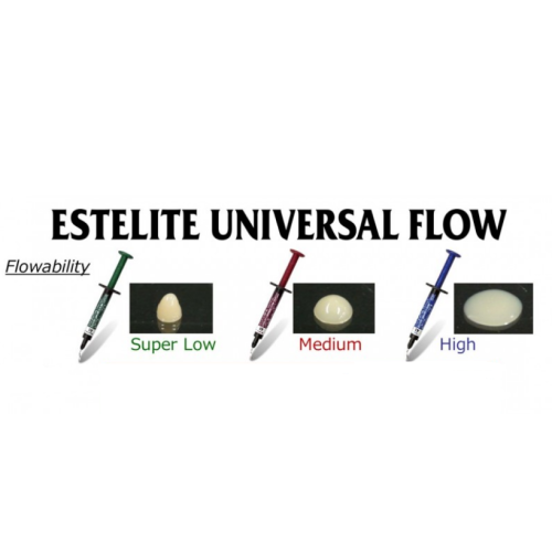 Естелайт Універсал Флоу Медіум (Estelite Universal Flow Medium), композитний матеріал з середньою в'язкістю, шприц 3г