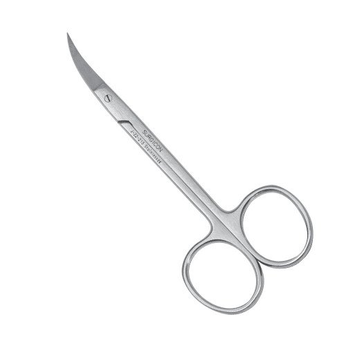 Ножницы Iris 11,5 см, острый / острый, изогнутые горизонтально Surgicon, J-22-213
