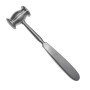 Молоток для щелепи Collin Bone Mallet 20 см, діаметр 30 мм з фігурним двостороннім обушком, ручка плоска Surgicon, JO-21-157