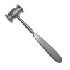 Молоток для челюсти Collin Bone Mallet 20 см, диаметр 30 мм с фигурным двусторонним обушком, ручка плоская Surgicon, JO-21-157